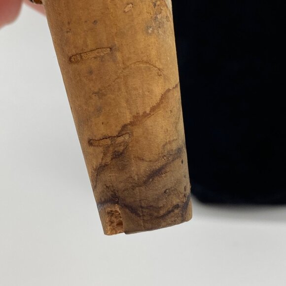 Vintage ANRI Bobble Head Boy on Barrel Cork Wine Bottle Stopper Handcarved Italy - Picture 11 of 11